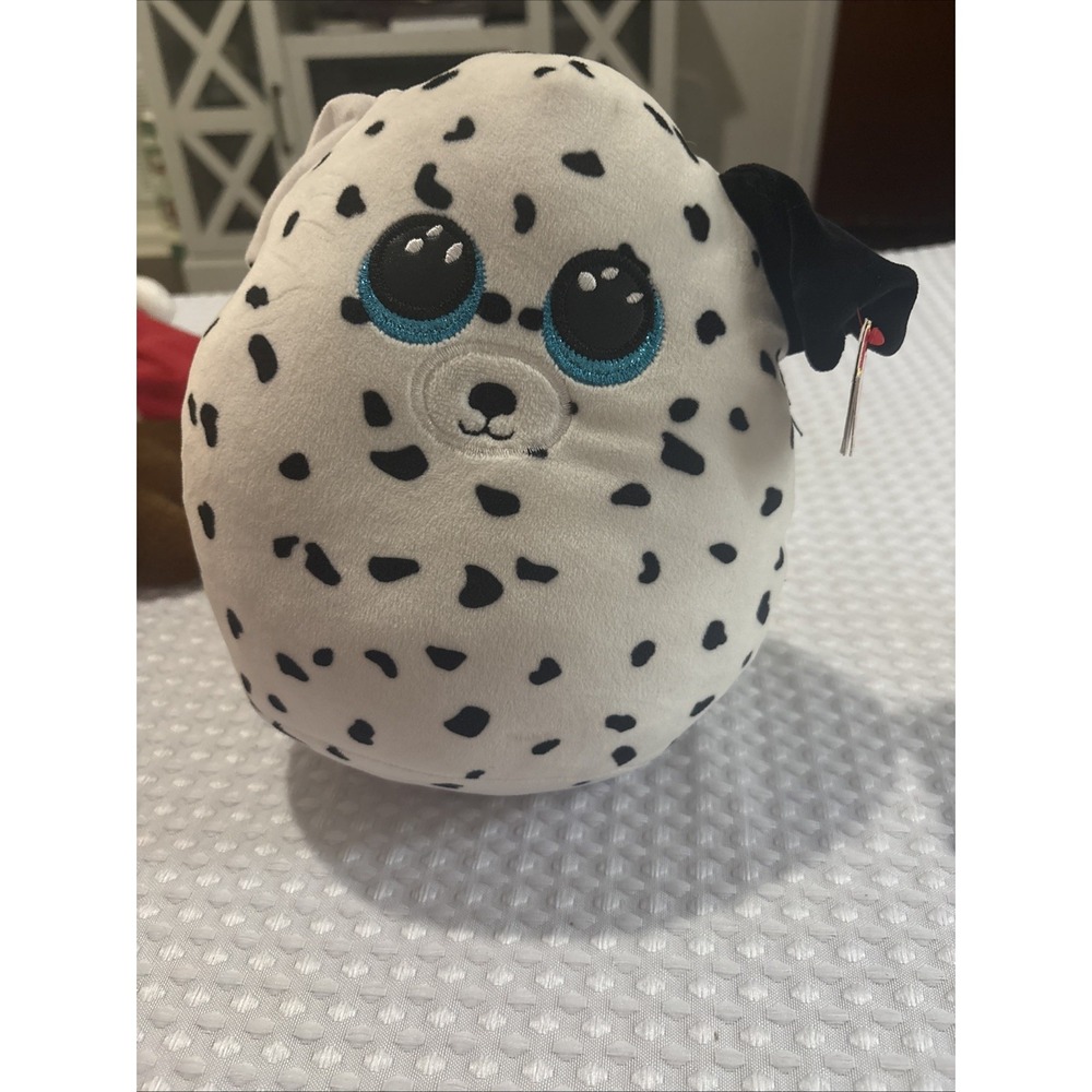 Ty Squish-a-Boo‎ Fetch Dalmatian Dog 12" Plush